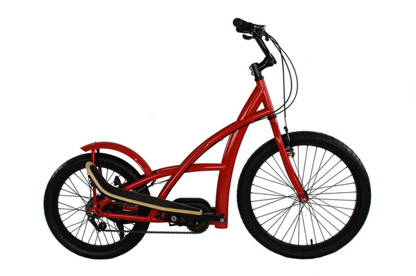 3G Bikes Stepperbike Basic Rot seidenmatt 7-Gang
