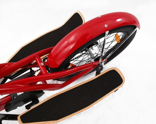 3G Bikes Stepperbike Premium Rot glänzend 7-Gang